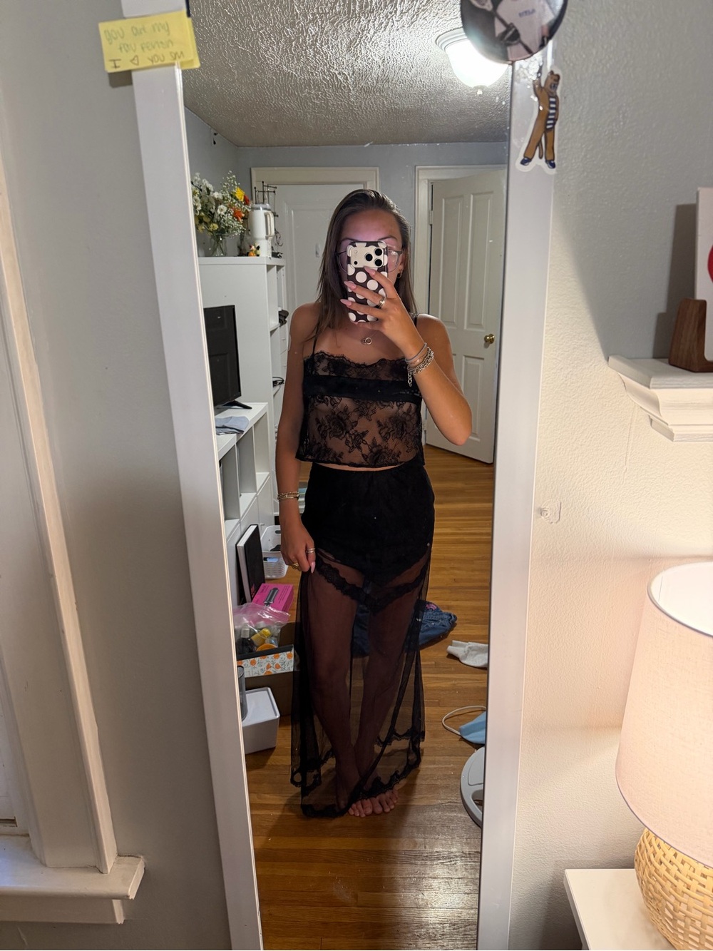 Victoria's Secret Rose Cami & Skirt Set